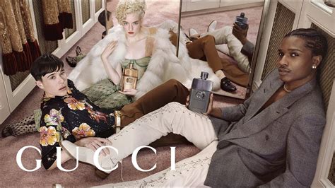 gucci ad woman with tattoo eating